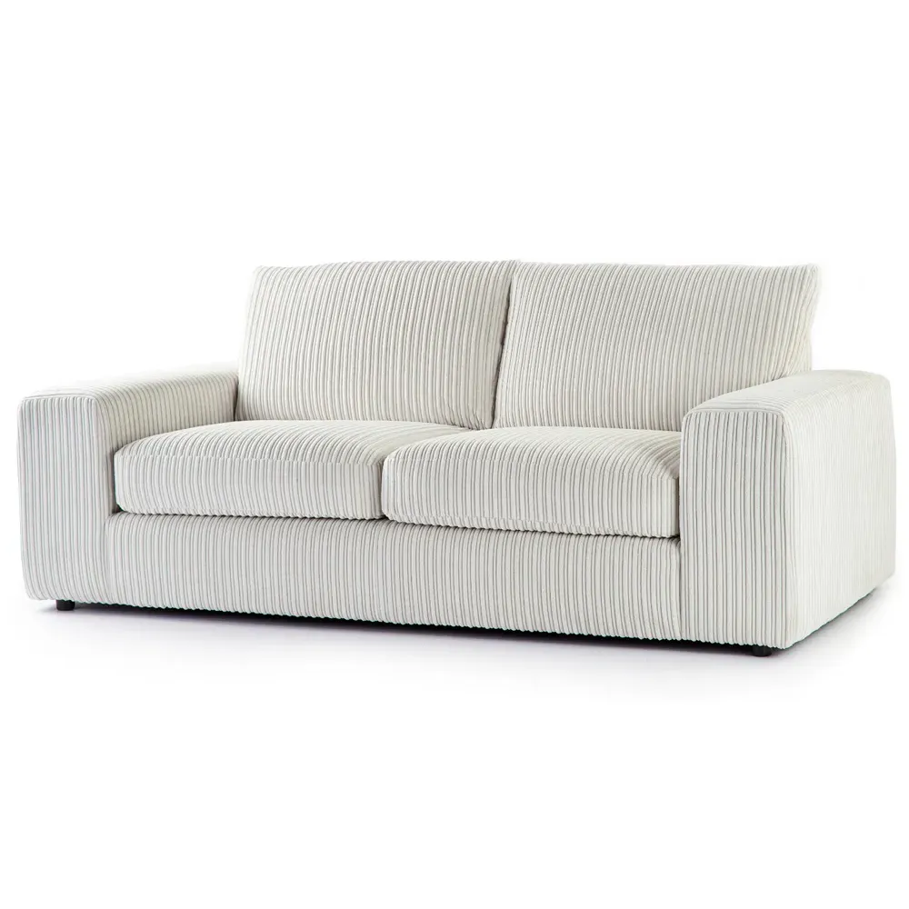 Luciana 3-Seater Sofa - Cream, Jumbo Cord