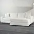 Luciana 4-Seater Corner Sofa - Cream, Jumbo Cord