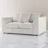Luxor 2-Seater Sofa with Scatter Back - Cream, Jumbo Cord