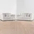 Luxor 5-Seater Sofa Set with Scatter Back - Cream, Jumbo Cord