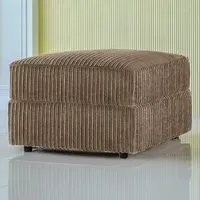 Luxor Coffee Jumbo Cord Footstool