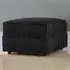 Luxor Jumbo Cord Footstool - Black