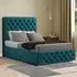 Mary Chesterfield Super King Divan Bed with 2 Drawers - Green