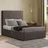 Maryland Super King Divan Bed with 2 Drawer and Headboard - Grey, Malham Weave