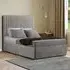 Maryland Super King Size Divan Bed with 2 Drawer and Headboard - Silver