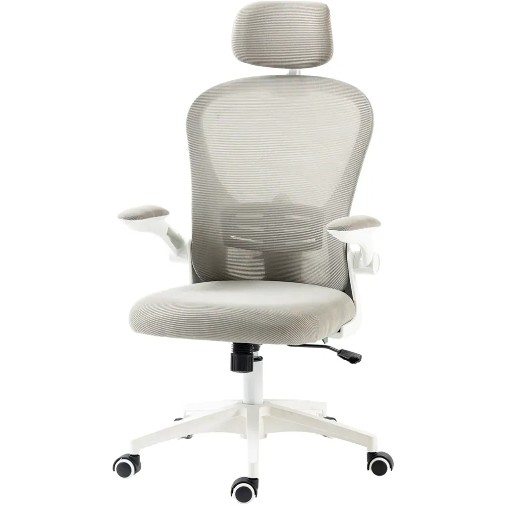 Mesh Office Chair with 4D Lumbar Support - Grey
