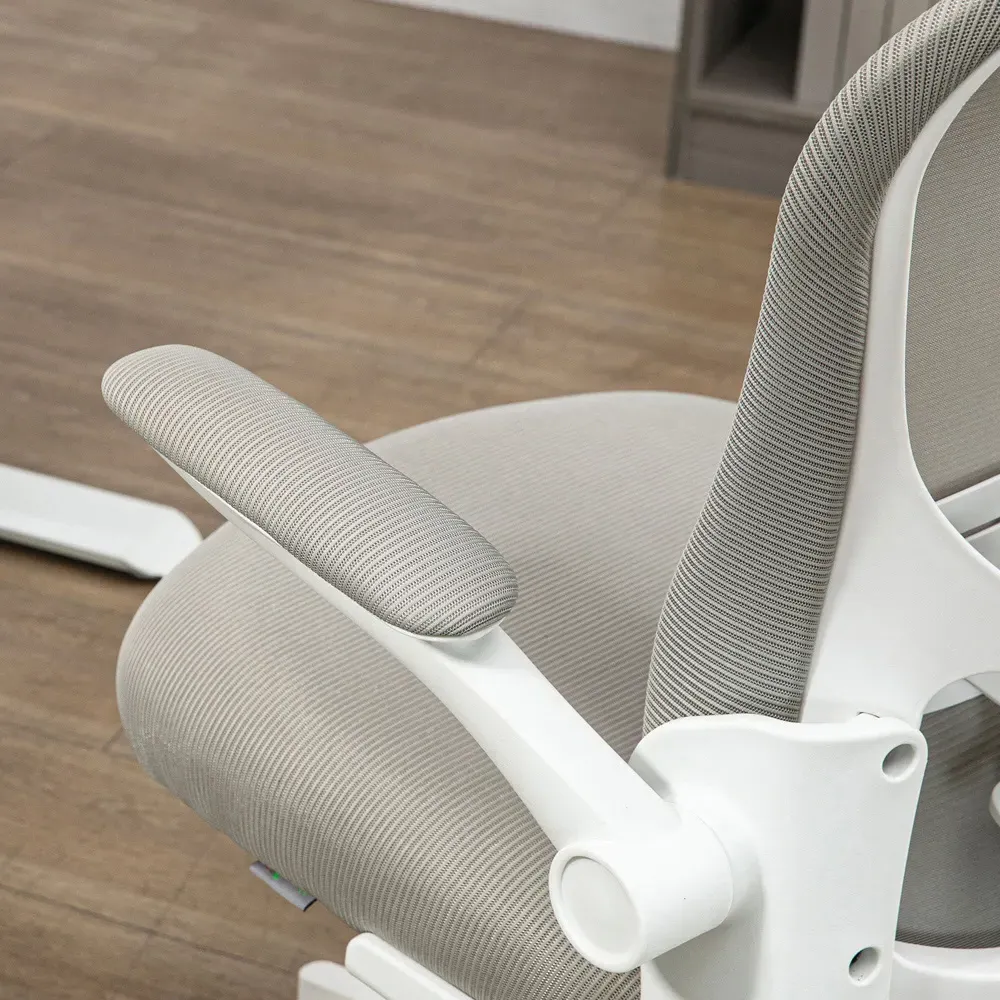 Mesh Office Chair with 4D Lumbar Support - Grey