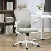 Mesh Office Chair with 4D Lumbar Support - Grey