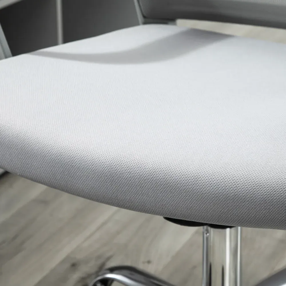 Mesh Office Chair with Armrests and Rocking - Grey