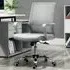 Mesh Office Chair with Armrests and Rocking - Grey