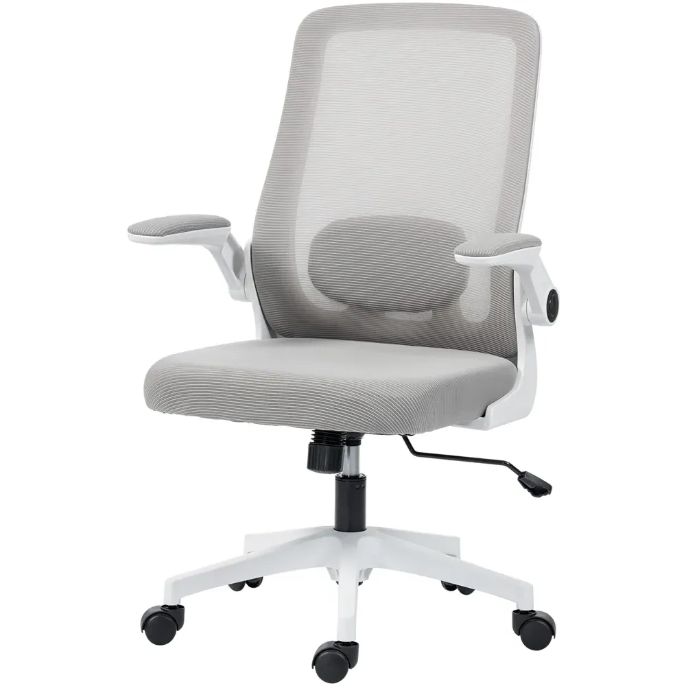 Mesh Office Chair with Lumbar Support - Grey