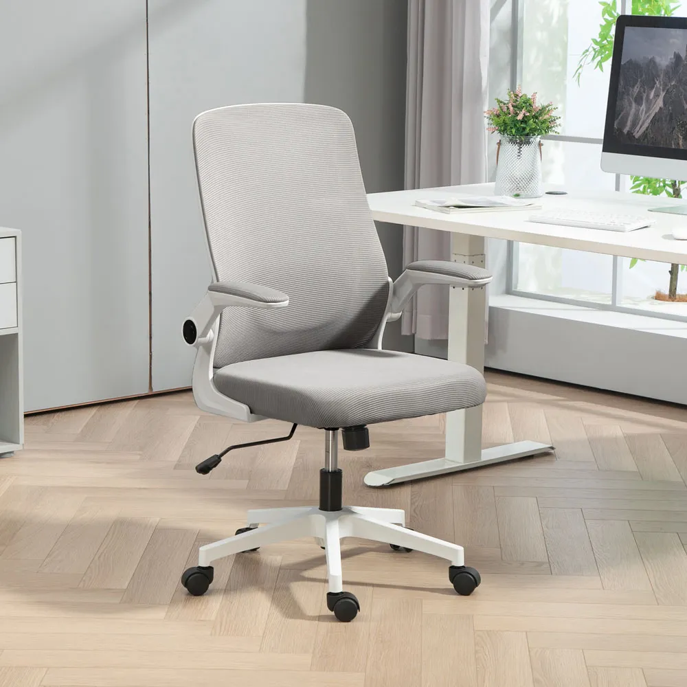 Mesh Office Chair with Lumbar Support - Grey