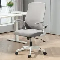 Mesh Office Chair with Lumbar Support - Grey