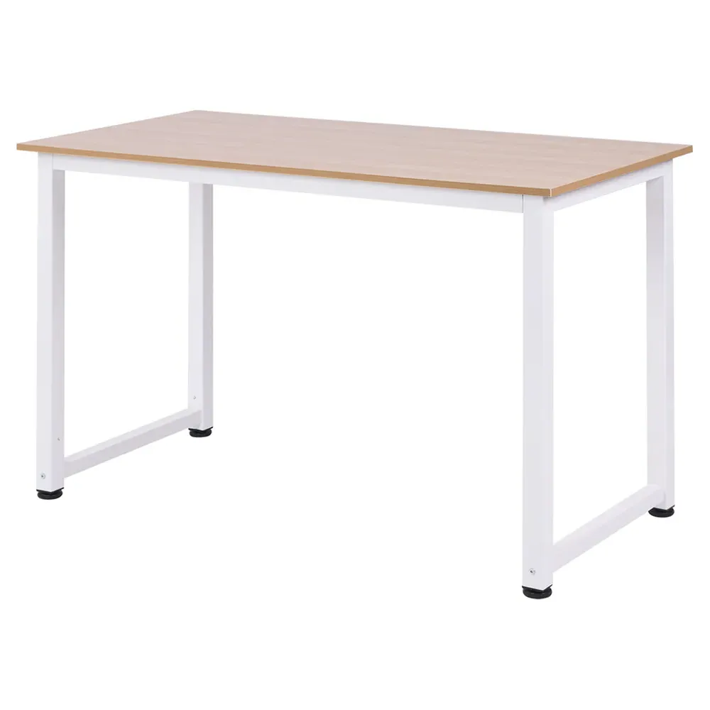 Metal Frame Office Desk - White
