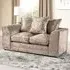 Mirana 2-Seater Sofa - Cream, Crush Velvet