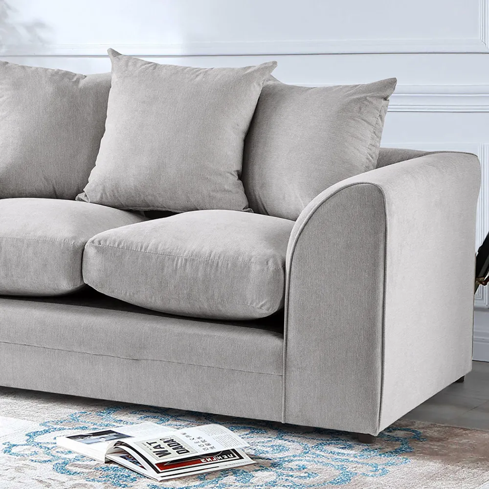 Mirana 2-Seater Sofa - Grey, Velvet
