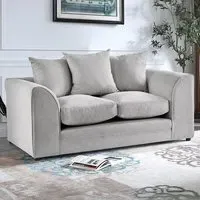 Mirana 2-Seater Sofa - Grey, Velvet