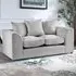 Mirana 2-Seater Sofa - Grey, Velvet
