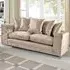 Mirana 3-Seater Sofa - Cream, Crush Velvet
