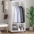 Narrow Open Wardrobe - White