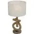 Nautical LED Table Lamp with USB Charging Port - Brown