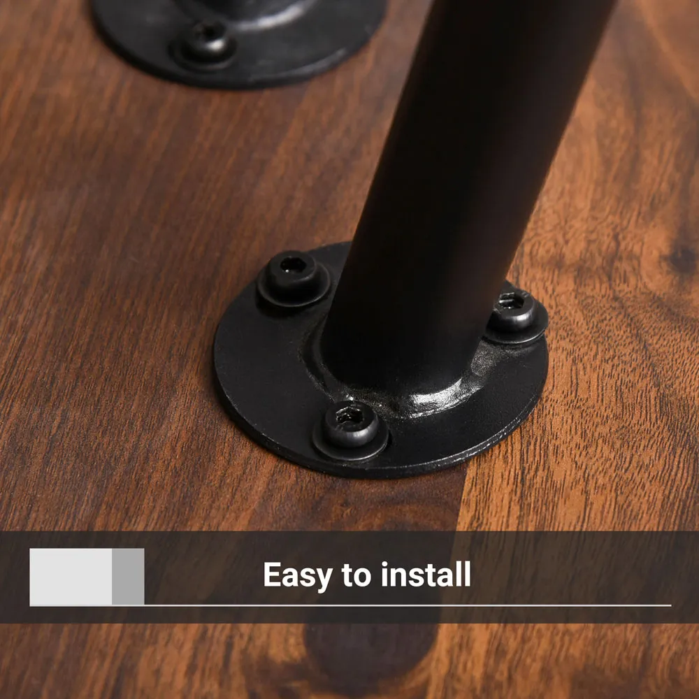 Nest of Tables Set of 2 - Brown, Steel