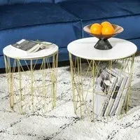 Nest of Tables Set of 2 - White