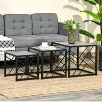 Nest of Tables Set of 3 - Grey