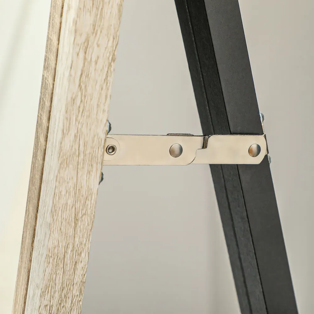 Oak Full Length Mirror - Brown, MDF