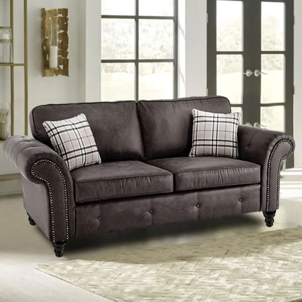 Oakana 5-Seater Sofa Set - Black, Bonded Leather