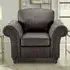 Oakana Armchair - Black, Bonded Leather