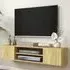 Portland 2 Door Floating TV Unit - Brown