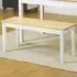 Portland 2-Seater Dining Bench - Brown, Pine Wood