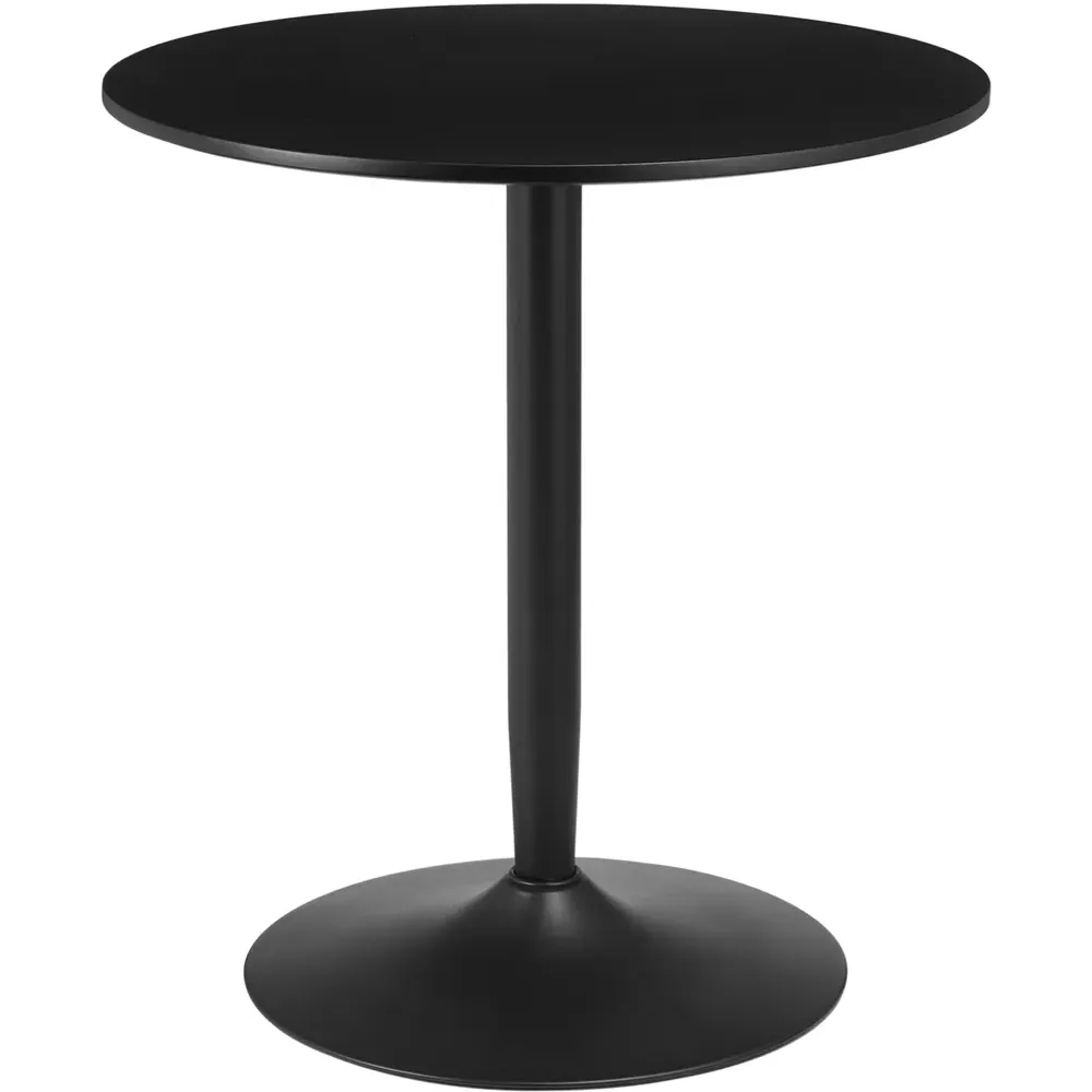 Portland 2-Seater Round Dining Table - Black