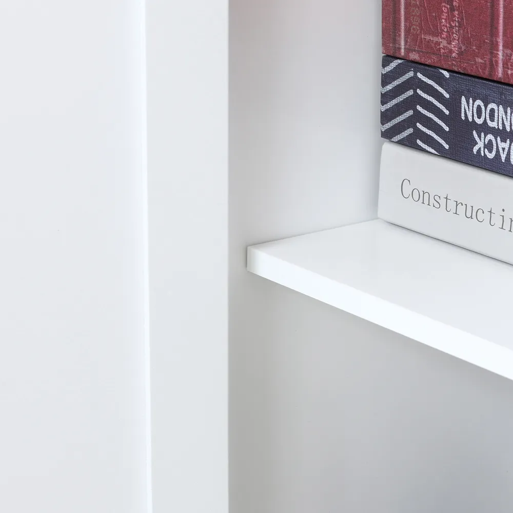 Portland 4 Door Display Cabinet - White