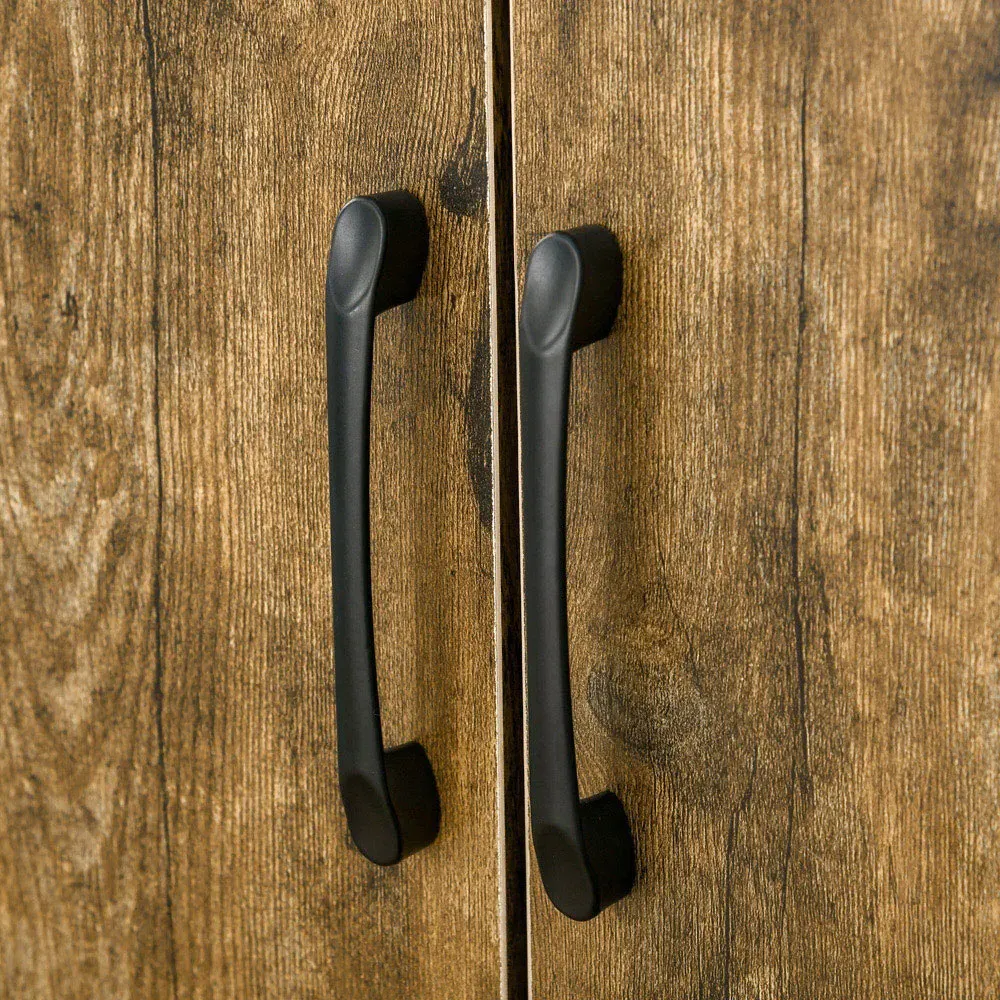 Portland 4 Door Storage Cabinet - Brown