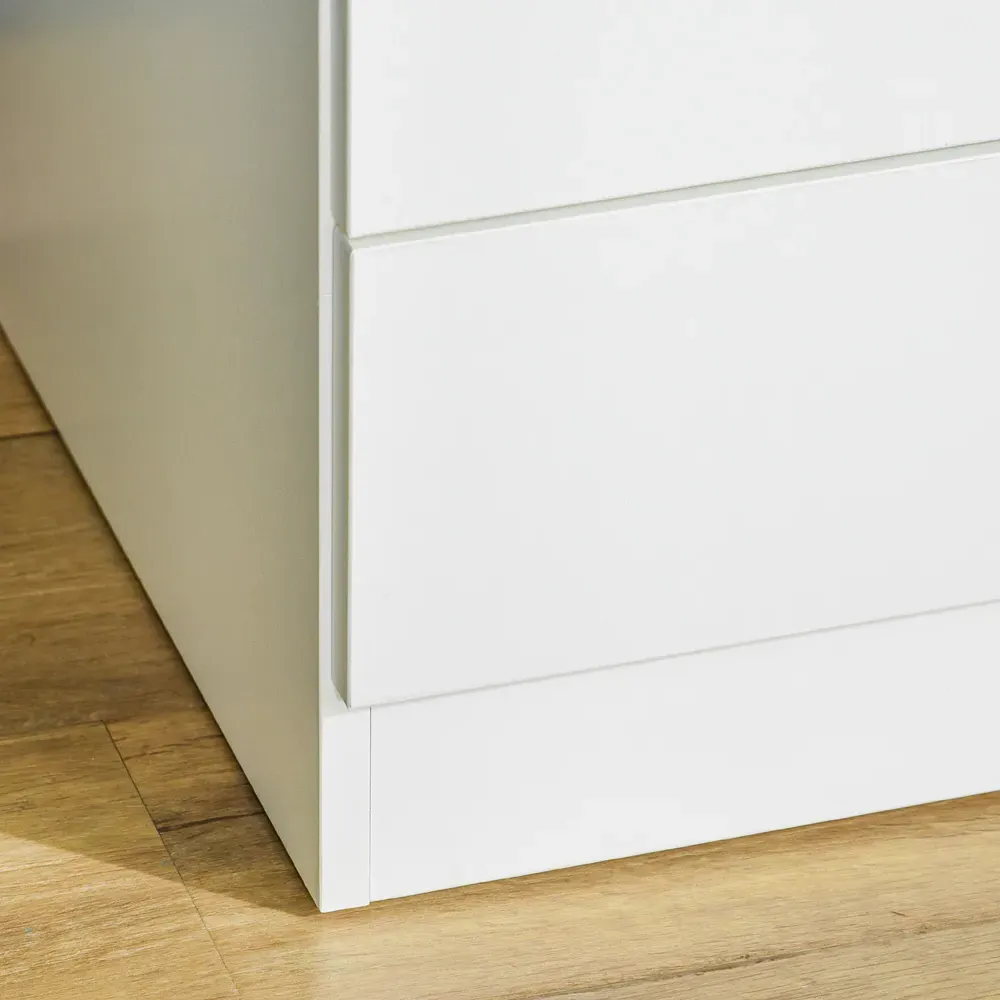 Portland 4 Drawer Chest of Drawers - White
