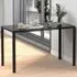 Portland 4-Seater Dining Table - Black, Tempered Glass