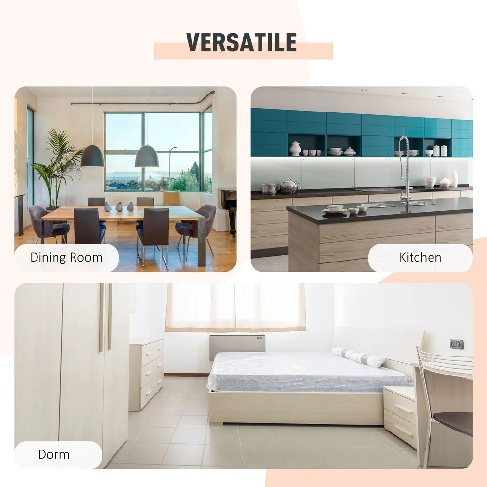 Portland 4-Seater Folding Dining Table with Storage - Oak