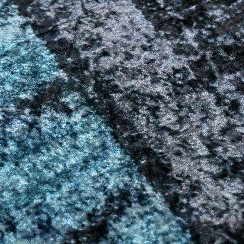 Portland Geometric Rug - Blue