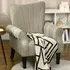 Portland High Back Accent Chair - Beige