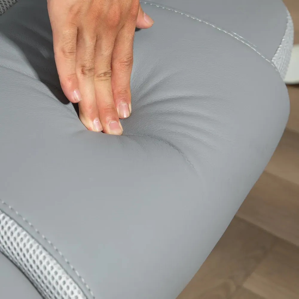 Portland High Back Office Chair with Armrests - Grey