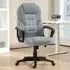 Portland High Back Office Chair with Armrests - Grey