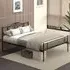 Portland King Size Bed Frame - Black, Metal