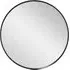 Portland Round Wall Mirror - Black