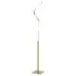 Portland Spiral Twist LED Floor Lamp - Gold