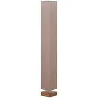 Portland Tall Floor Lamp with Foot Pedal - Cream, Linen