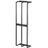 Portland Wall Mounted Towel Rack - Black, Metal