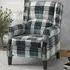 Portland Wingback Reclining Chair - Blue