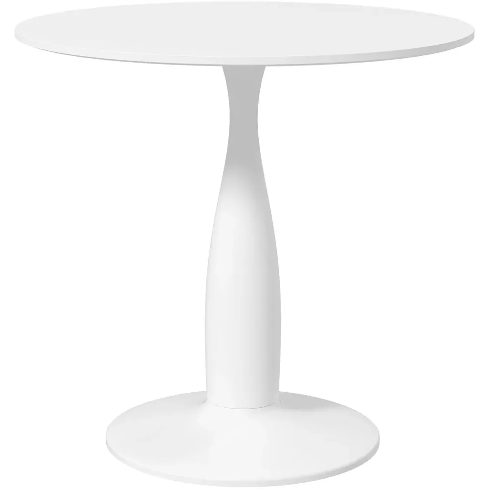 Round 2-Seater Dining Table - White